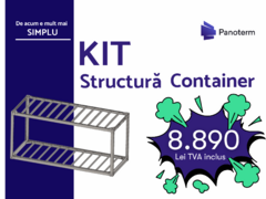 Kit Structura Container - imbinare cu suruburi - nu necesita macara